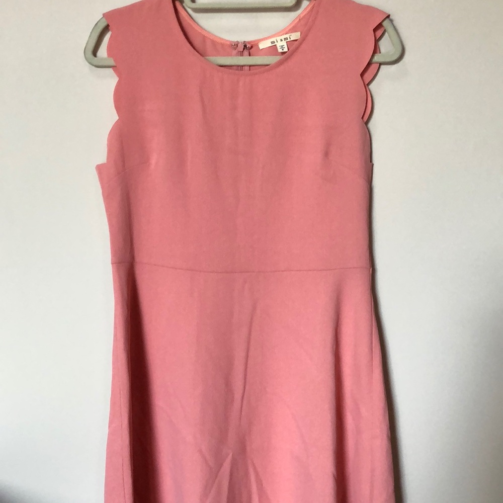 Miami Scalloped Sleeveless Dress